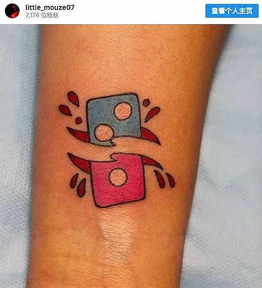 网红吃瓜猛料黄料纹身女